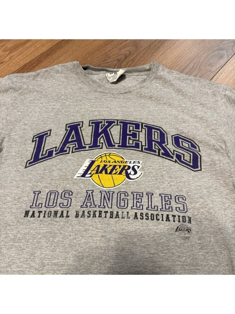 Vintage Los Angeles Lakers T Shirt Mens Large Lee Sport Y2K NBA